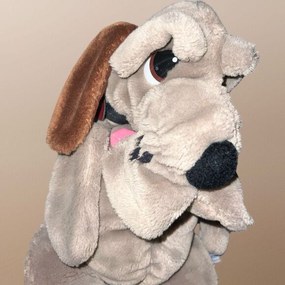 1986 Vintage Kennel Club Plush Dog Animal Playthings Hound Dog Puppet - Picture 5 of 6